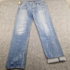 Vintage Levis Jeans Mens W34 L34 Big E 501XX Denim Pants Selvedge Hidden Rivet