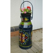 Deluxe Hand Painted Milk Churn