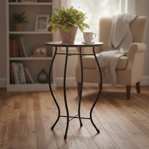 Mosaic garden table - garden, butterfly
