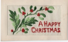 WW1 Patriotic Embroidered SILK