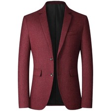 BROWON Mens Slim Fit Blazer