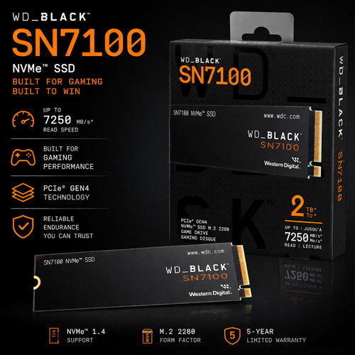 Sn7100 2tb nvme - wd,