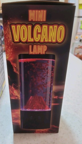 Mini volcano lamp red - mini, lamp,
