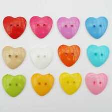 Gloss Heart Buttons 10mm 13mm
