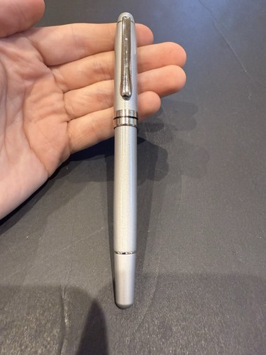 Vintage fountain pen silver - fountain,