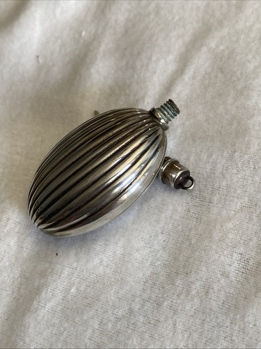 Vintage silver fluted pocket - vintage,