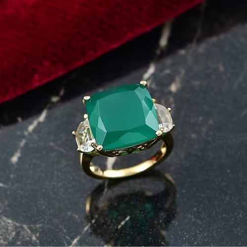 Natural green onyx white - natural,