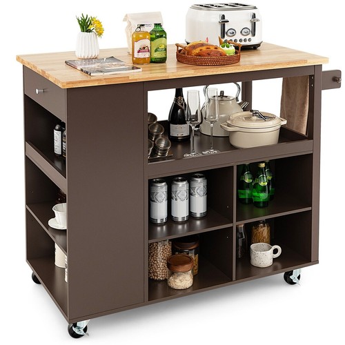 Kitchen island rolling - kitchen,