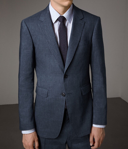 Burberry blazer men blue - burberry,