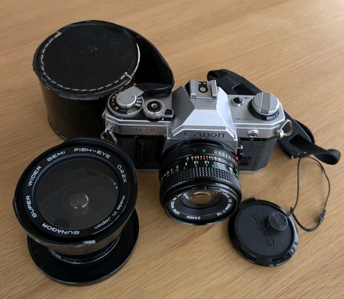 Canon ae1 35mm slr film - canon,