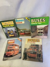 5x Buses Annuals 1980-84 Books