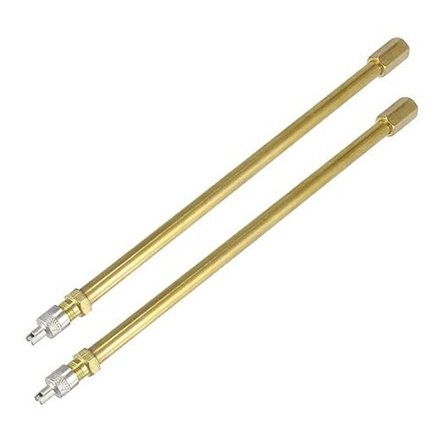 2pcs long brass - , 2pcs/7.87"
