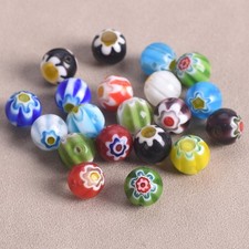 Mixed Millefiori Flower