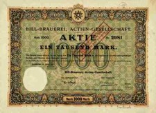 Bill Brewery 1921 Hamburg