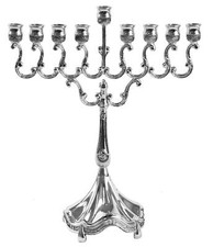 9 Branch Hanukkah Menorah