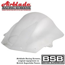 NEW KAWASAKI ZX-6R NINJA RAF 2010 CLEAR DOUBLE BUBBLE AIRBLADE SCREEN