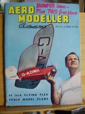 AEROMODELLER MODEL AIRCRAFT MAGAZINE DECEMBER 1963 CARDEN BAYNES FLYING FLEA