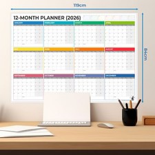 A0 2026 Dated Wall Planner