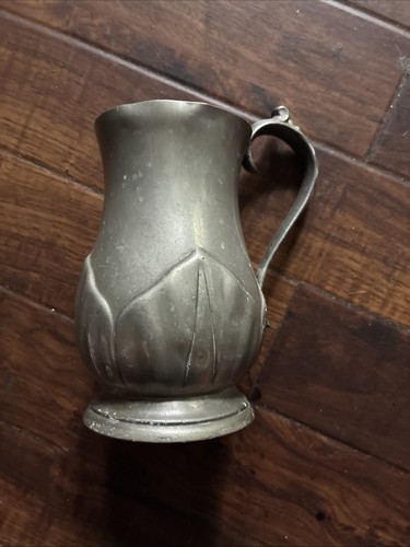 Art nouveau tankard glass - tankard,