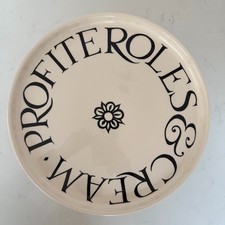 Emma Bridgewater Black Toast & Marmalade Cream & Profiteroles Cake Stand