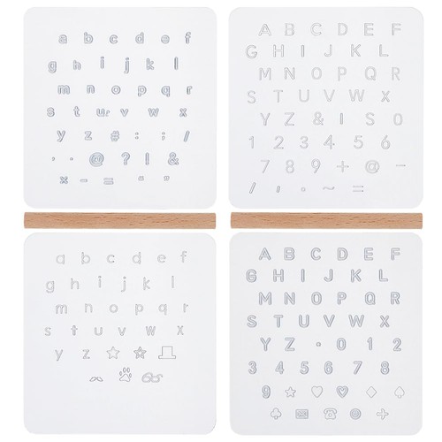 Sets leather alphabet - alphabet, set