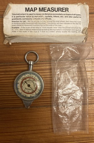 Vintage german map measurer - german,