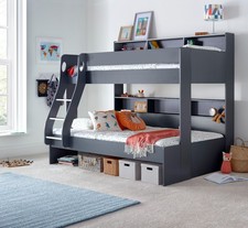 Wooden Triple Sleeper Bunk Bed
