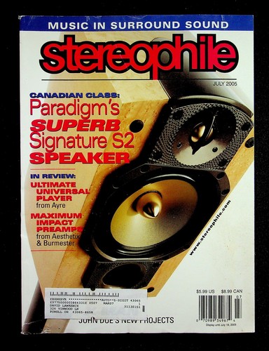 Stereophile magazine july 2005 - magazine,