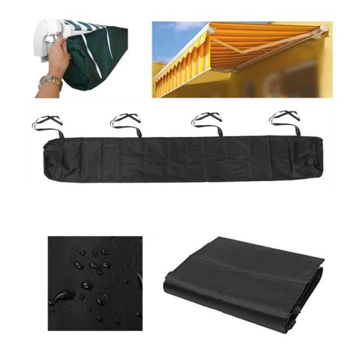 Black outdoor awning - with, uv