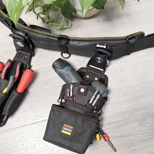 Electrician tool pouch belt - electrician,
