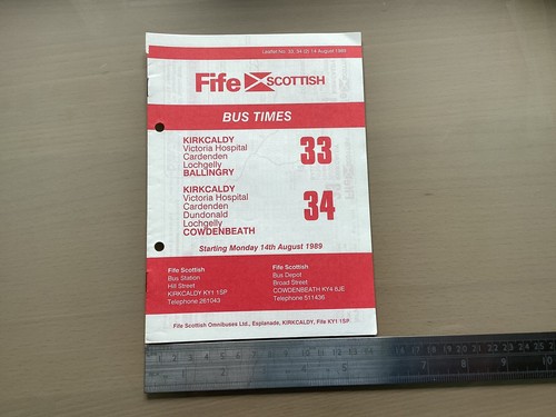 Fife scottish bus group route - scottish,