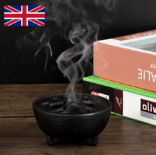 Cast Iron Small Burner Incense Wax Melts Log Fire 8.5cm