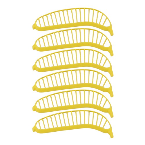 Plastic yellow banana - (6,