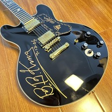 Custom 335 Electric Guitar Black Color BB King Gold Hardware Signature Guitar