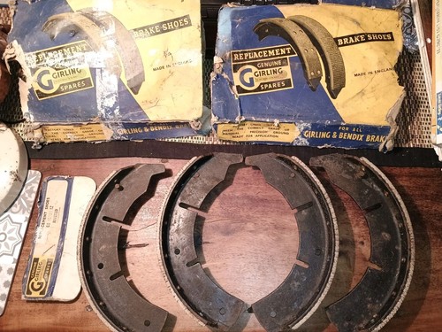 New girling brake shoes - girling,