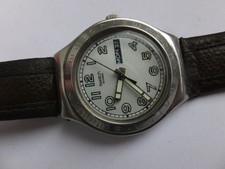 Vintage Swatch AG 2003 Irony Day Date Mens Swiss Made Watch. Needs New Strap.