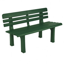 Seater plastic garden bench - 2,