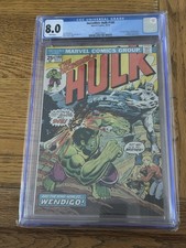 Incredible Hulk #180 CGC 8.0 1974  1st app. Wolverine, WHITE PAGES 