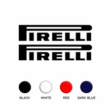 2x Pirelli sticker 15 cm –