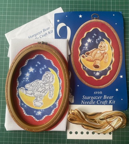 Teddy bear embroidery kit - teddy,