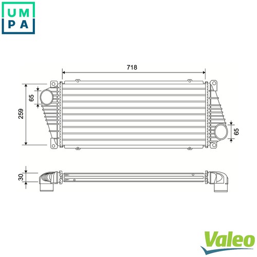 Charge air cooler 822937 - charge, for