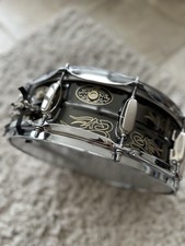 • PRICE REDUCED. * "Kenny Aronoff Trackmaster" Sig 14x5"  Brass Engraved Snare