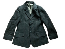 SHIRES HORSE EQUESTRIAN CHILDRENS HUNTINGDON SHOW JACKET CHECKED SIZE 28 UK VGC