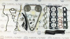 Z12XEP TWINPORT VAUXHALL CORSA C 1.2 16V HEAD GASKET BOLTS TIMING CHAIN KIT SET