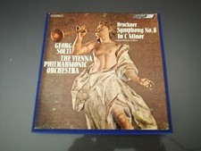 Reel to reel tape Bruckner sym no 8 Solti Vienna Philharmonic 4 TRACK 7 1/2 7.5