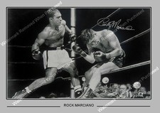 ROCKY MARCIANO SIGNED LIMITED EDITION  AUTOGRAPH A4 PHOTO PRINT MEMORABILIA