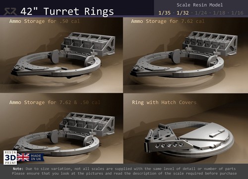 Turret rings 35 1 32 - turret, 1/35,