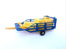 Britains Farm Bale Sledge Cart & 10 Hay Bales 1978 1/32 Scale