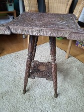 Antique indian ornately carved - indian,