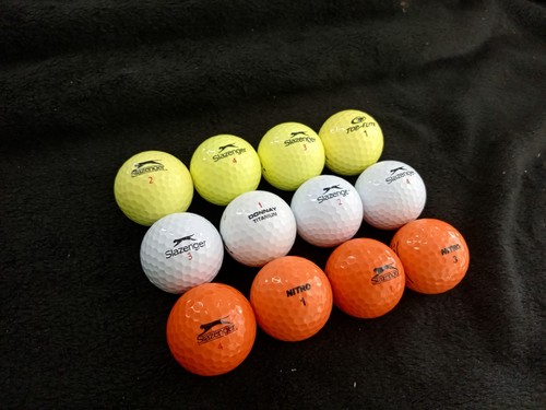 Coloured golf balls - balls, in